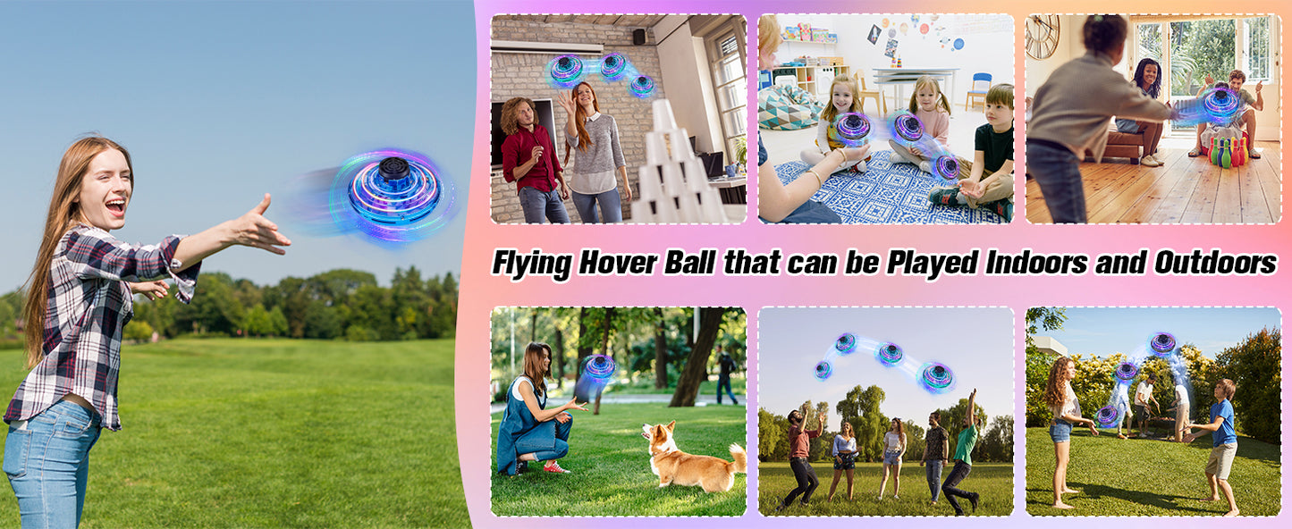 LED Flying Spinner Toy – The Ultimate UFO Fun for Kids & Adults