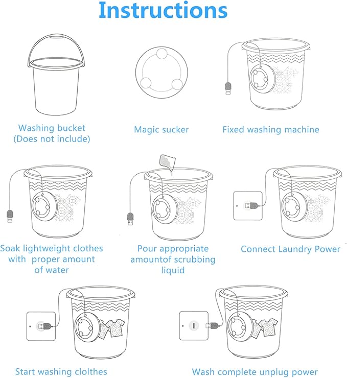 Little Spin Compact Mini Washer for Baby & Toddler Clothes, Perfect for Gentle, Daily Laundry