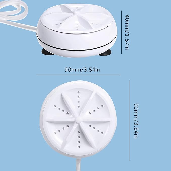 Little Spin Compact Mini Washer for Baby & Toddler Clothes, Perfect for Gentle, Daily Laundry