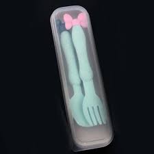 Pack of 2 Cute Kids Spoon & Fork Set – Mealtime Made Fun