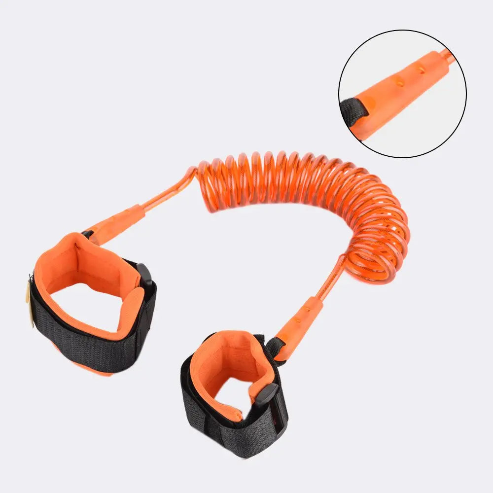 Anti-Lost Wrist Link with Comfortable Soft Padded Straps & Durable Coil