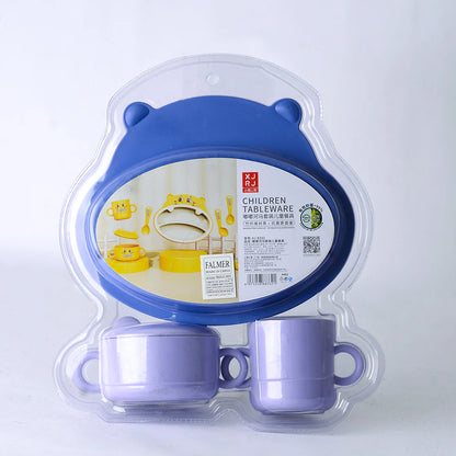 5 Piece Toddler Dish Set Bear Design Perfect for Little Hands