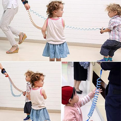 Anti-Lost Wrist Link with Comfortable Soft Padded Straps & Durable Coil