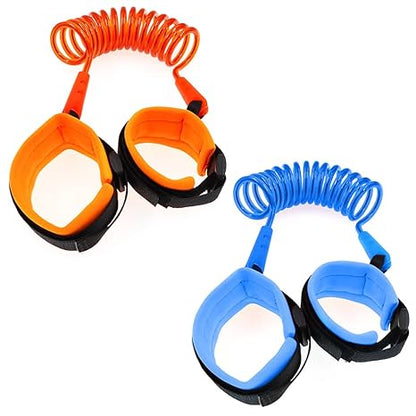 Anti-Lost Wrist Link with Comfortable Soft Padded Straps & Durable Coil