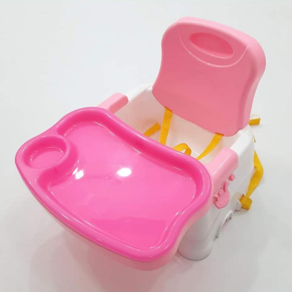 Baby Booster Dining Chair Adjustable, Portable Toddler Seat with Safety Belt for Secure & Easy Mealtime Anywhere