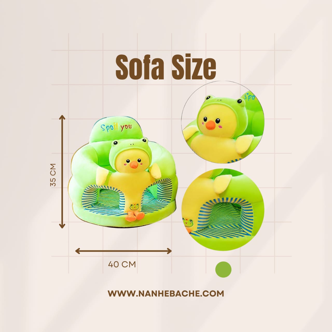 Snug & Safe Baby Seat – Ideal for Learning to Sit