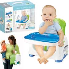 Baby Booster Dining Chair Adjustable, Portable Toddler Seat with Safety Belt for Secure & Easy Mealtime Anywhere
