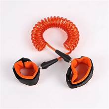 Anti-Lost Wrist Link with Comfortable Soft Padded Straps & Durable Coil